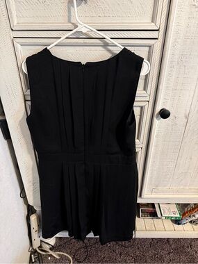 Banana Republic Black Midi Dress with Front Pleats